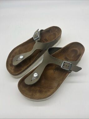 Olive green Papillio sandals size 9 or”39”